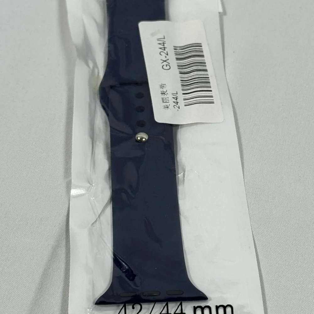 42/44mm‎ Navy Blue Silicone Smart Watch Band